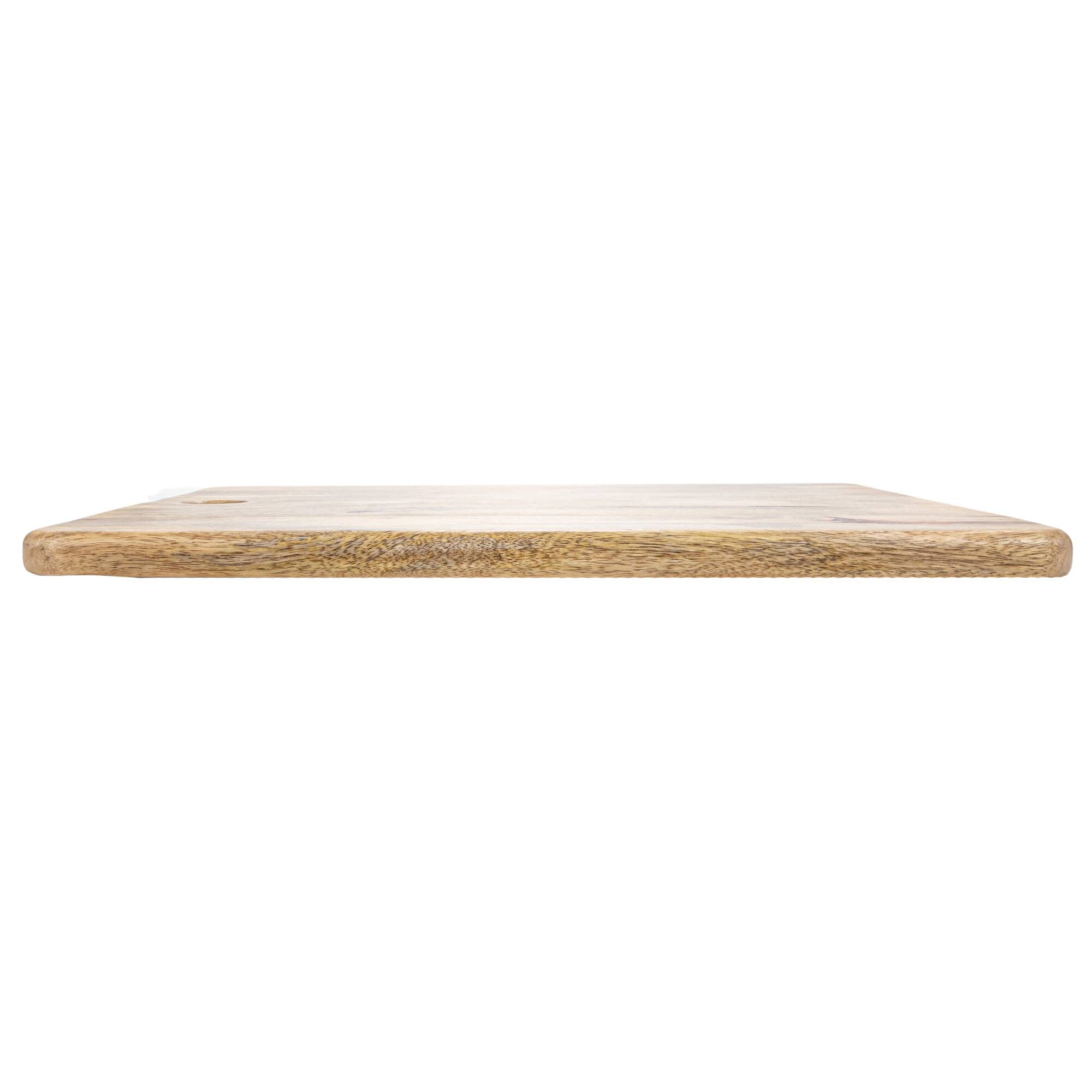 Hello Honey® 21.5" Natural Mango Wood Rectangle Cheese & Cutting Board